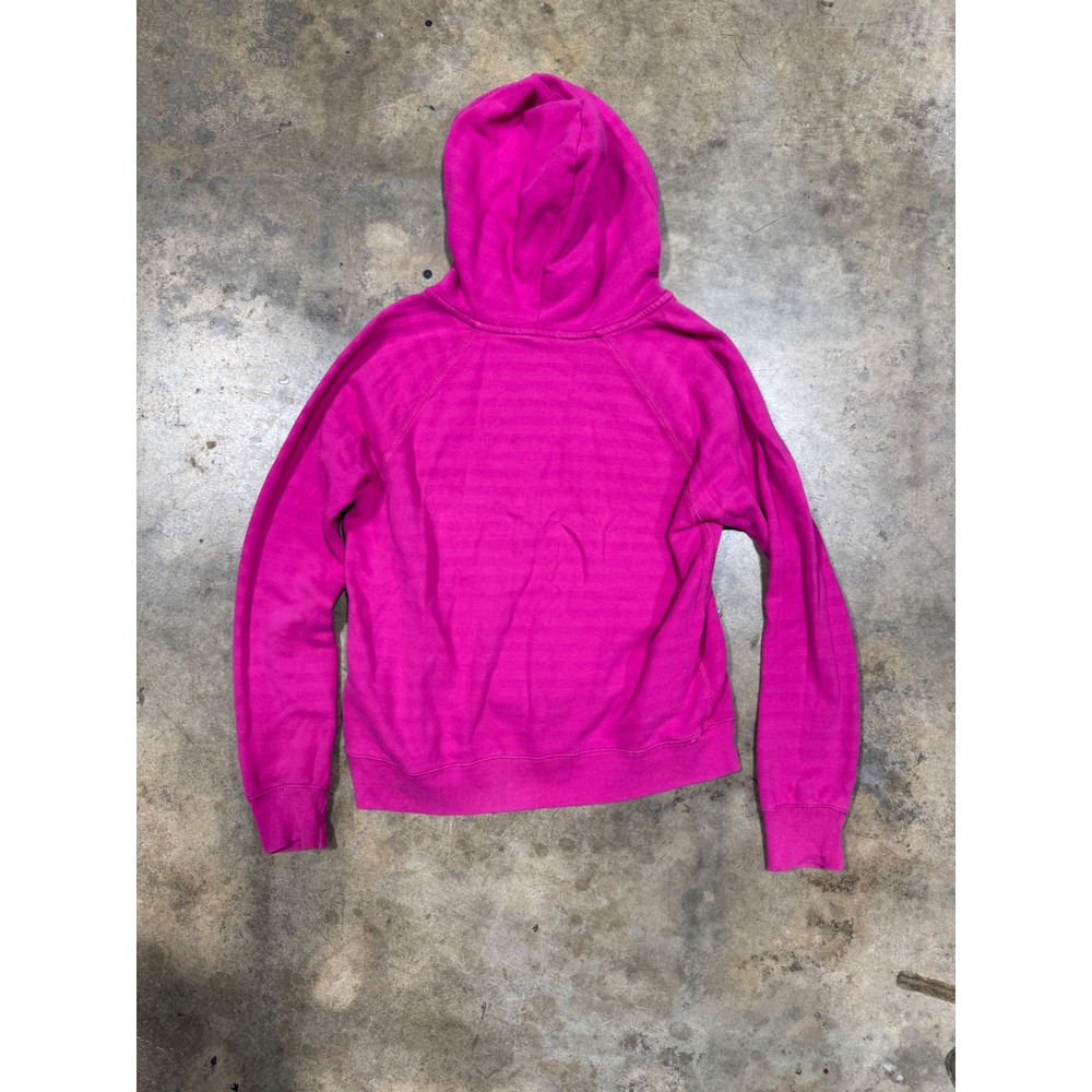 Aeropostale Hoodie Women L‎ Pink Aero NYC 87 Pullover Striped Hood Y2K - Picture 4 of 11